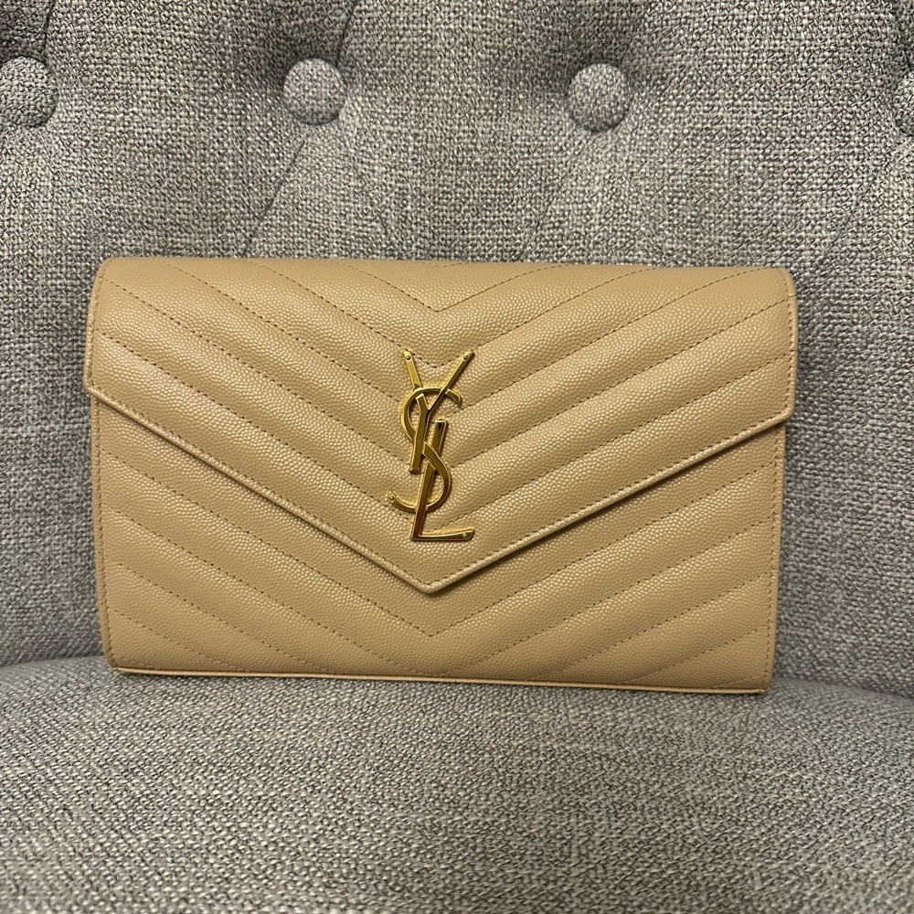 YSL Classic Cassandre chain wallet